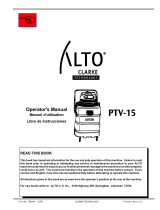 Alto PTV-15 Manual de usuario