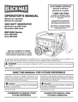 Black Max BM10300 Series Manual de usuario
