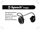 B-Speech Joggy Manual de usuario