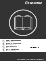 Husqvarna TS 1000 F El manual del propietario