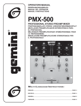 Gemini PMX-500 Manual de usuario