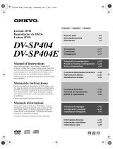 ONKYO DV-SP404EM El manual del propietario