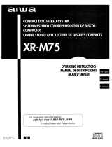 Aiwa XR-M75 Manual de usuario