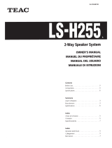 TEAC LS-H255 El manual del propietario