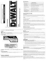 DeWalt DW0822 Manual de usuario