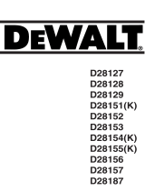 DeWalt D28187 Manual de usuario