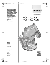 Bosch POF1100AE El manual del propietario