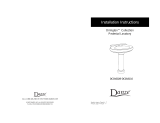 Danze DC018110WH Guía de instalación