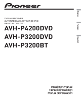 Pioneer AVH-P3200BT Guía de instalación