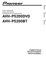 Pioneer AVH-P5200DVD Guía de instalación