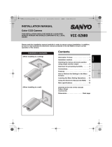 Sanyo VCC-XZ600 Guía de instalación