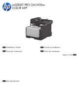 HP LaserJet Pro CM1415 Color Multifunction Printer series Guía de instalación
