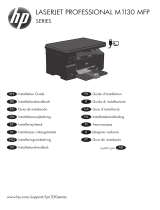 HP LaserJet Pro M1132 Multifunction Printer series Manual de usuario