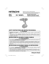 Hikoki DV18DBFL Manual de usuario