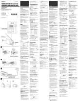Sony ICF-M410L El manual del propietario