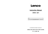 Lenco dvd 321 El manual del propietario