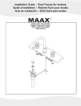 MAAX Fjord 200025-000 Serie Guía de instalación