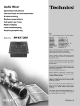 Panasonic SHEX1200 Instrucciones de operación