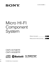 Sony CMT-HX50BTR Instrucciones de operación