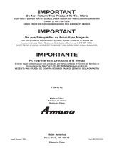 Amana AWCE50ARS Manual de usuario