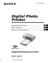 Sony DPP-MP1 Manual de usuario