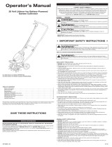 MTD MTD20VCHR2A Manual de usuario