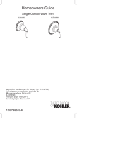 Kohler T10358-4-BN Manual de usuario