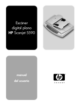HP Scanjet 5590 Digital Flatbed Scanner series Manual de usuario