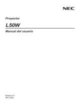 NEC L50W LED El manual del propietario