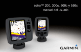 Garmin Echo 550C Manual de usuario