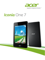 Acer Iconia One 7 Manual de usuario