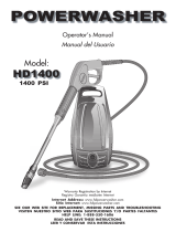 Husky HD1400 (1400 PSI) Manual de usuario