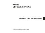 Honda CBF600 El manual del propietario