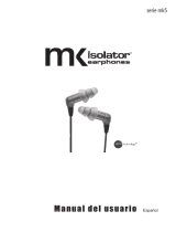 Etymotic mk5 Isolator Earphones Manual de usuario