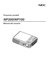 NEC NP100A El manual del propietario