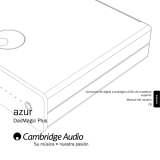 Cambridge Audio Azur DacMagic Plus Manual de usuario