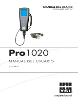 YSI Pro1020 El manual del propietario