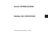 Honda CBF600 El manual del propietario