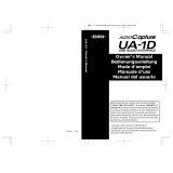 Edirol UA-1D El manual del propietario