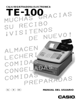 Casio TE-100 Manual de usuario