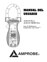 Amprobe ACD-15-PRO & ACD-15-TRMS-PRO Multimeters Manual de usuario