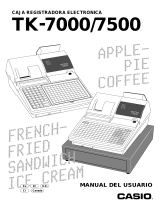 Casio TK-7000 Manual de usuario