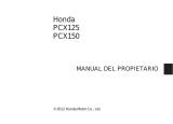 Honda PCX150 El manual del propietario