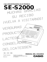 Casio SE-S2000 Manual de usuario