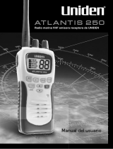 Uniden ATLANTIS 250G El manual del propietario