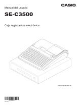 Casio SE-C3500 Manual de usuario