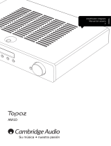 Cambridge Audio TOPAZ AM10 Manual de usuario