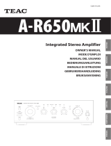 TEAC A-R630mk2 El manual del propietario