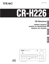 TEAC CR-H226 El manual del propietario