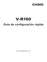 Casio V-R100 guía de instalación rápida